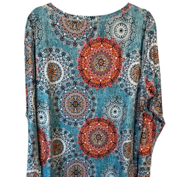 GORGEOUS BOHO  PRINT TOP   LARGE/XLARGE             #W - Picture 2 of 6